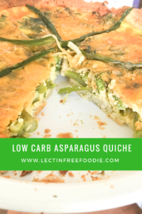 low carb asparagus quiche