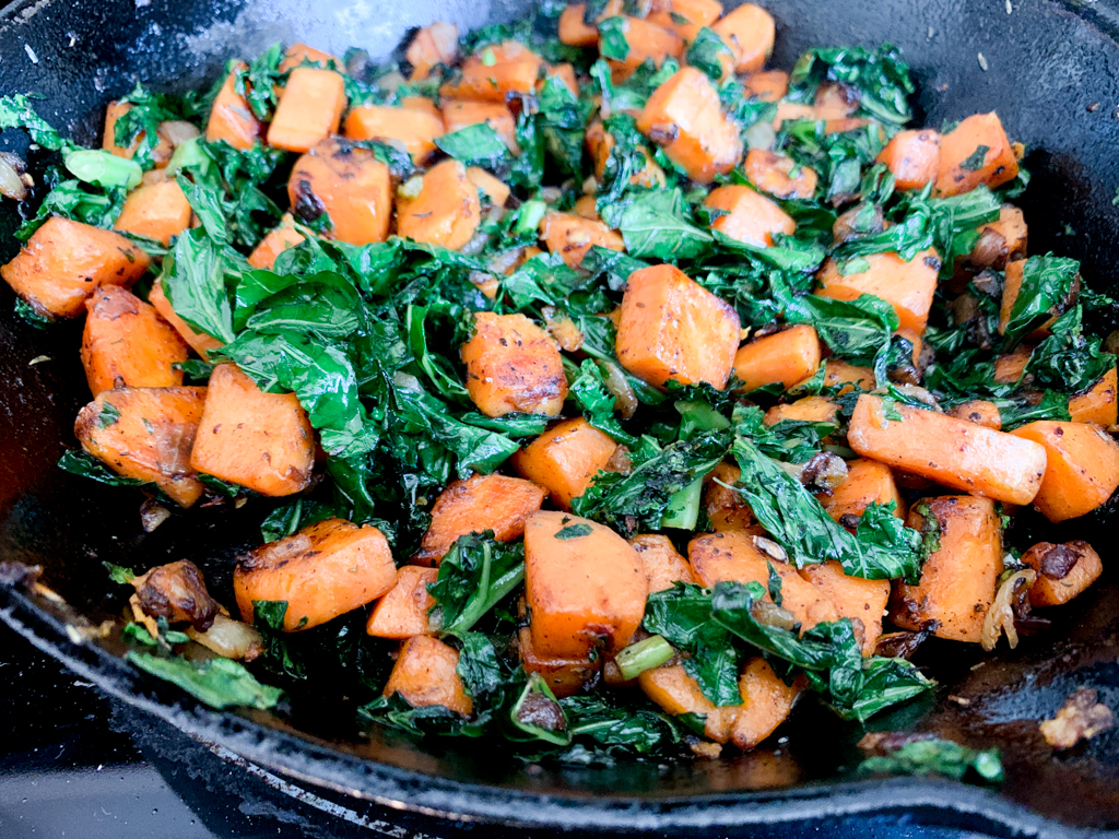 Kale and Sweet Potato Hash A Great Lectin Free Breakfast! Lectin