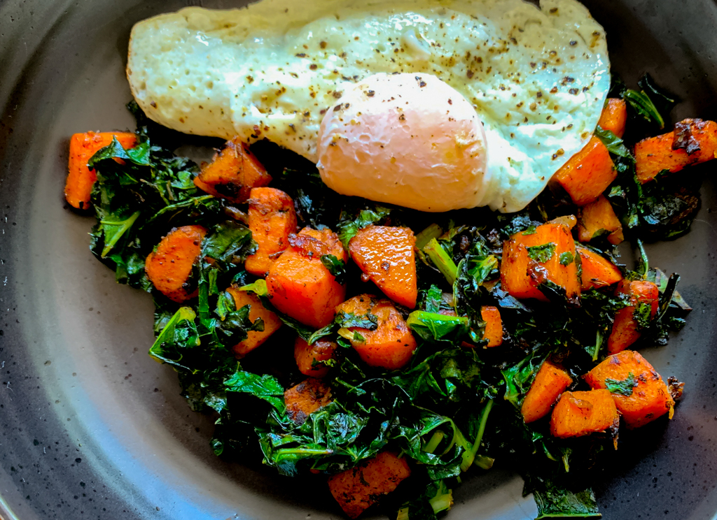 Kale and Sweet Potato Hash A Great Lectin Free Breakfast! Lectin