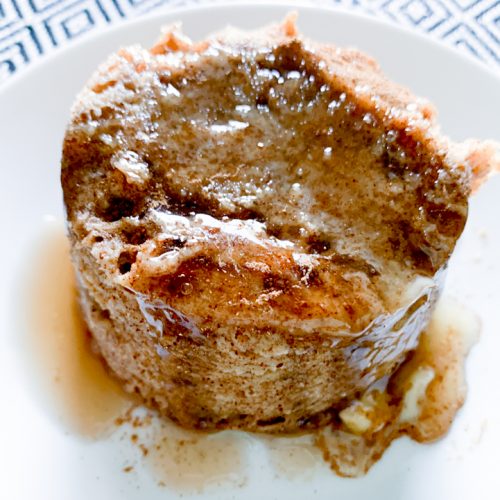 90 Second Keto French Toast (GrainFree, Paleo Mug Muffin)